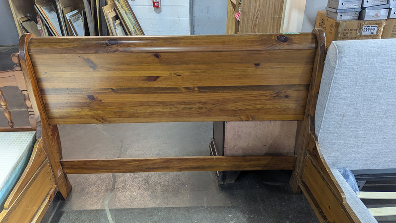 63"W Solid Wood Bed Frame