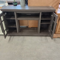 54"W Rustic Wood Fireplace Mantle