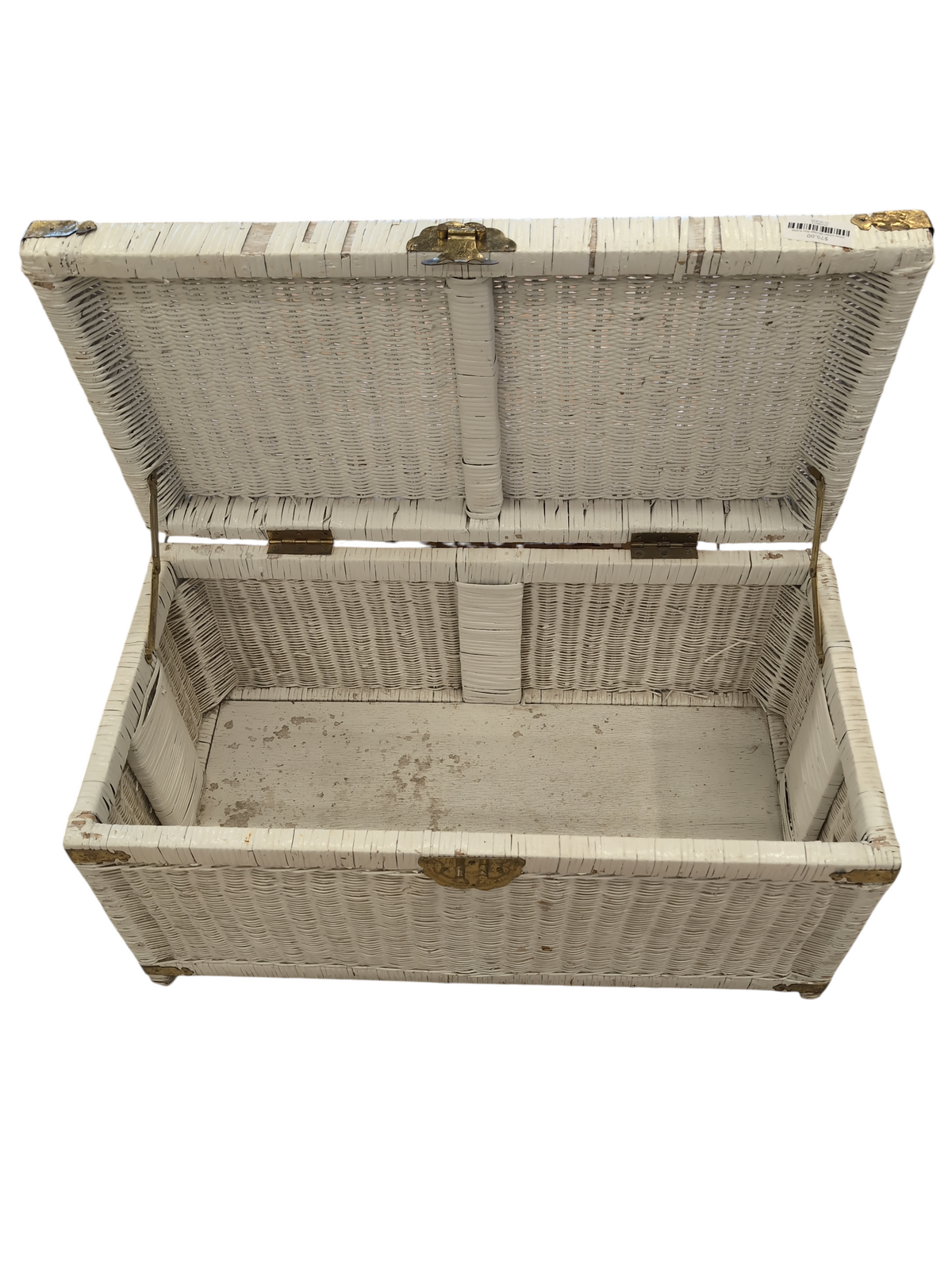 White wicker Storage Box #JS56