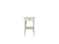Traditional White Side Table