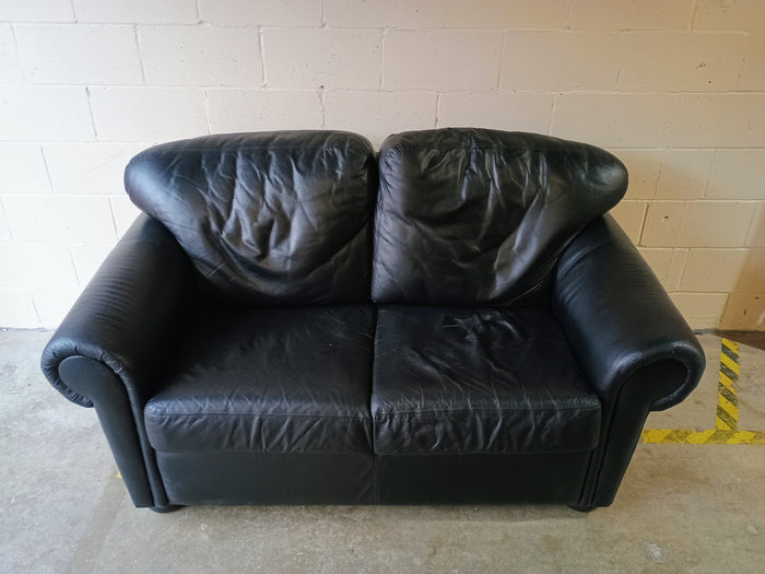 Vegan Leather Loveseat