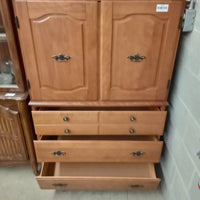 35"W Wooden Armoire