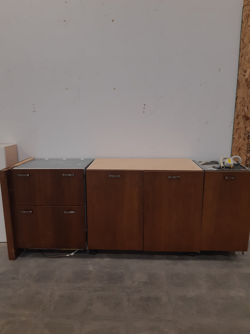 Bar With Miele Dishwasher and Sub-Zero Fridge/ Freezer