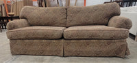 Ornamental Patterned Damask-Style Sofa