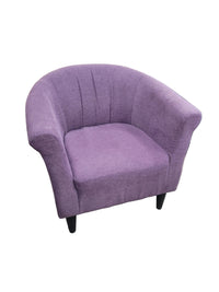 Lilac Purple Tub Style Accent Chair