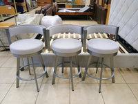 Swivel Bar Stools - Set of 3