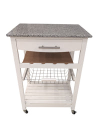 White Kitchen Cart