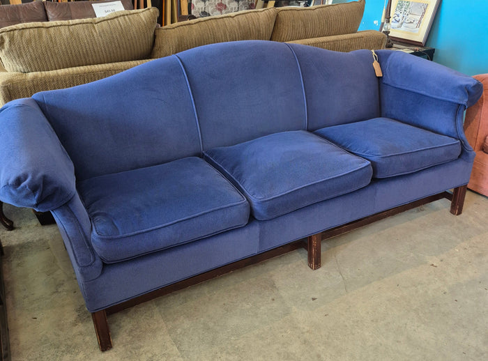Periwinkle Blue Down Filled Sofa