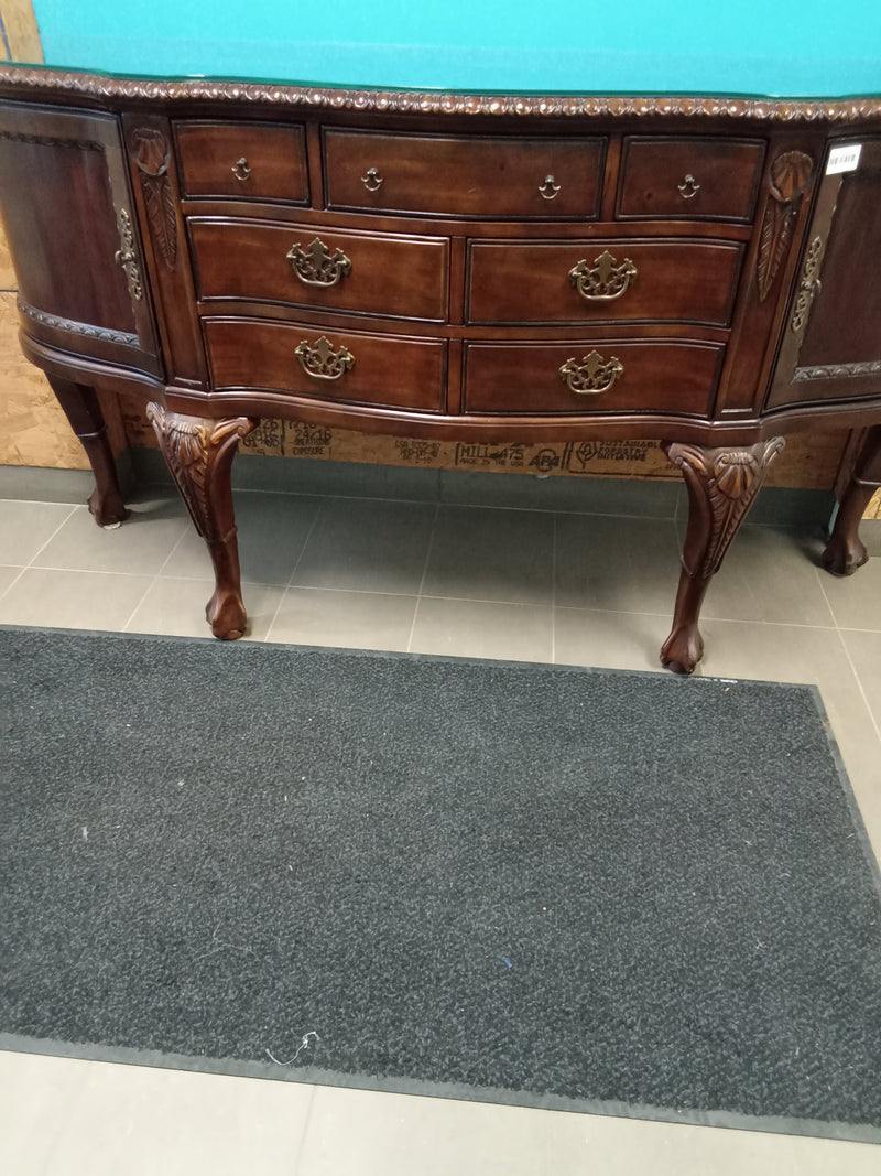 71"W Carved Sideboard in Solid Wood