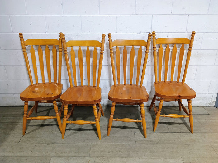 Solid Wood Dining Chairs , Set of 4