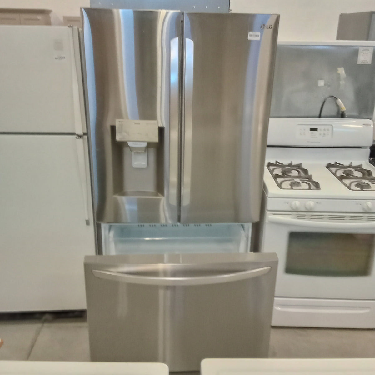 36"W French Door Fridge Freezer in Stainless Steel