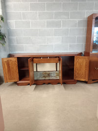 77"W Wood Sideboard