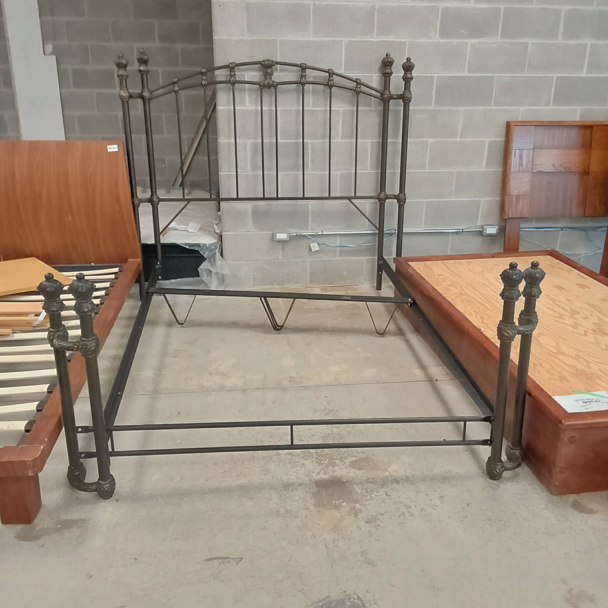 69"W Queen Bed Frame in Steel