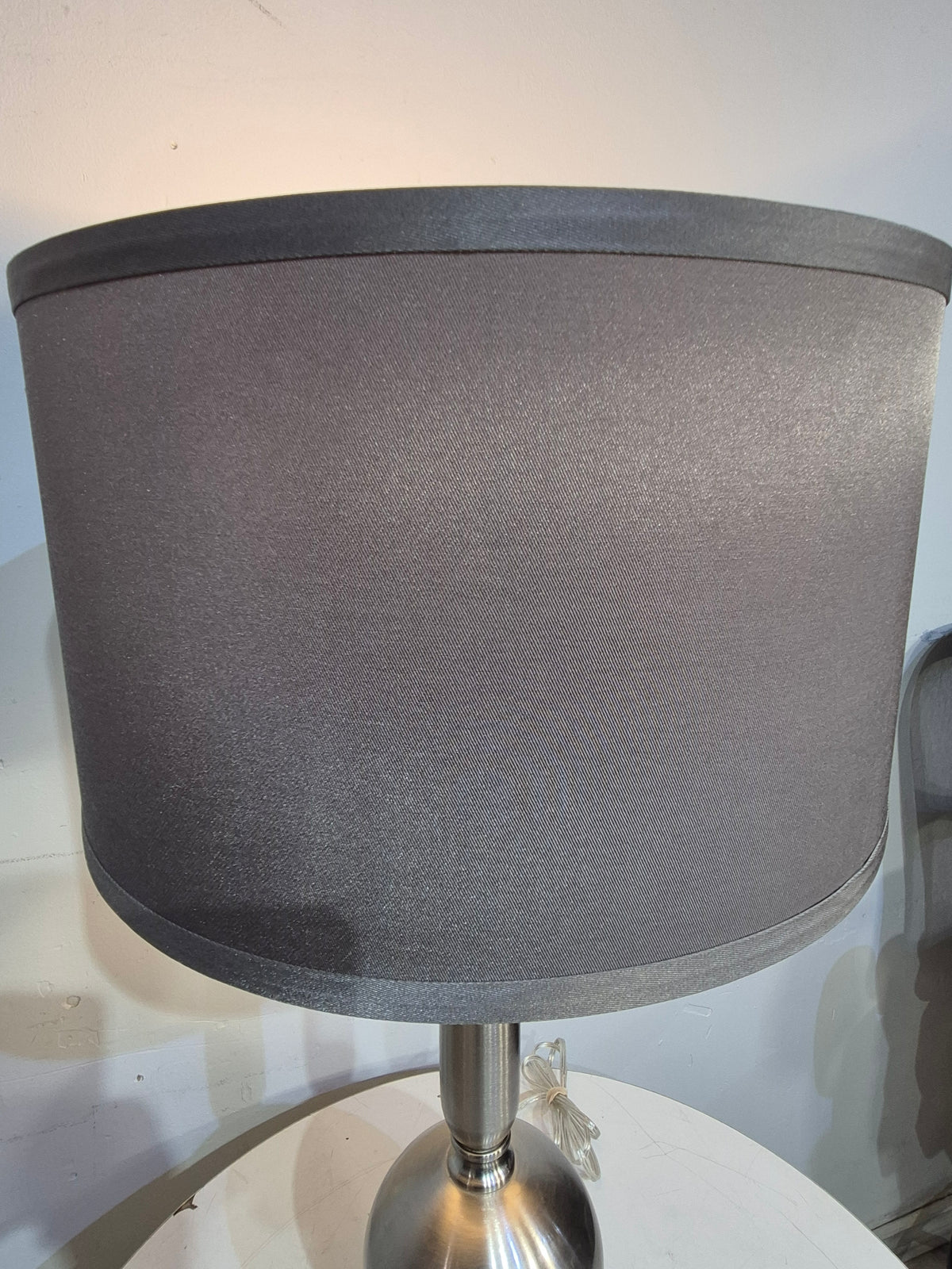 Contemporary Brushed Nickel Table Lamp