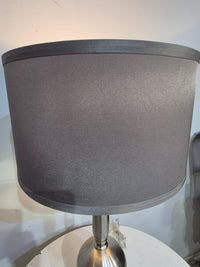 Contemporary Brushed Nickel Table Lamp