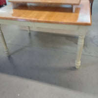 54"W Country Style Dining Table with Leaf
