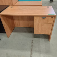 47.5"W Single Pedestal Desk