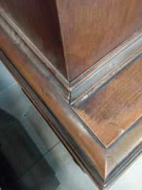 47"W Two-Piece Antique Cabinet