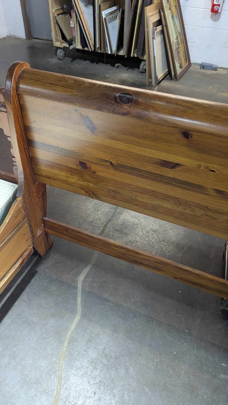 63"W Solid Wood Bed Frame