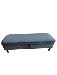 Blue Storage Bench