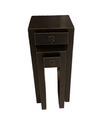 Nesting Pedestal Tables - Set of Two