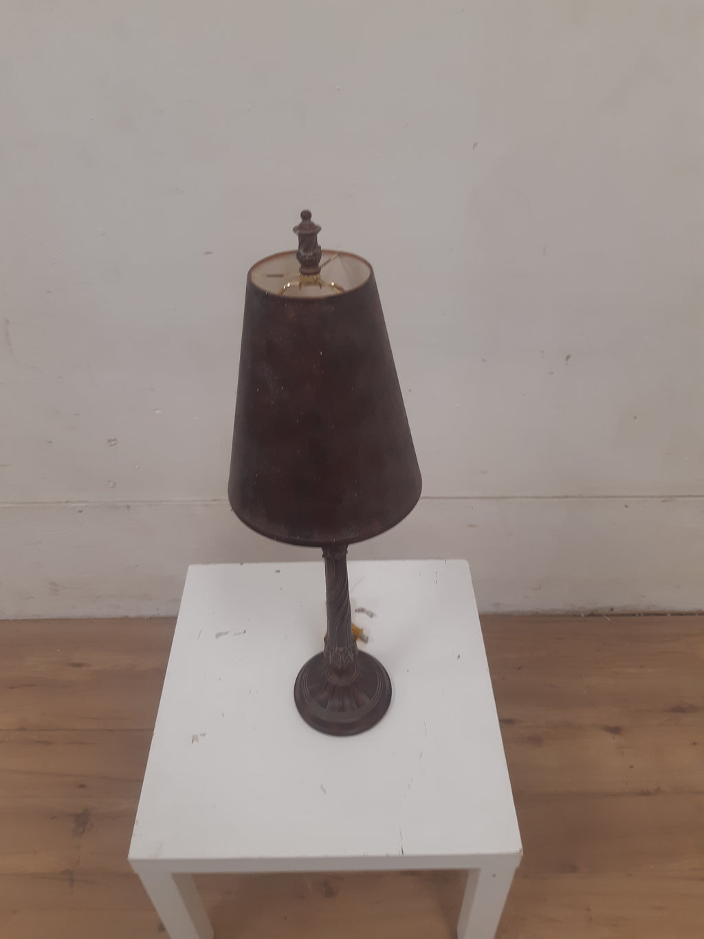 Rustic Brown Table Lamp
