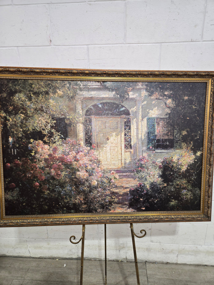 Garden Entrance Framed