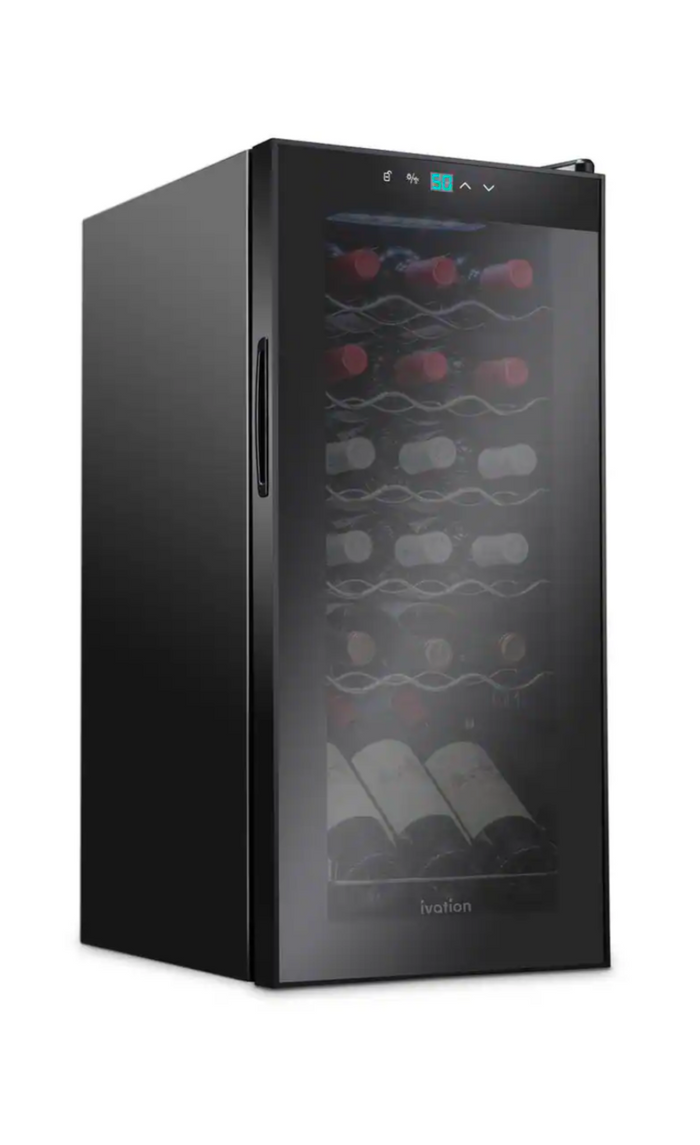 IVATION Free Standing 18-Bottle Wine Refrigerator