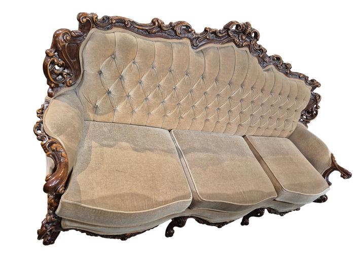 Vintage Victorian-Style Couch