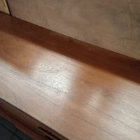 60"W Teak 6-Drawer Dresser