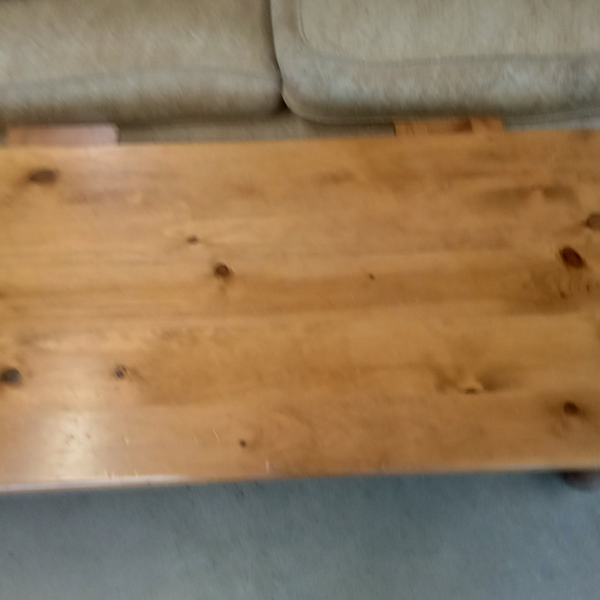32"W Knotty Pine Coffee Table