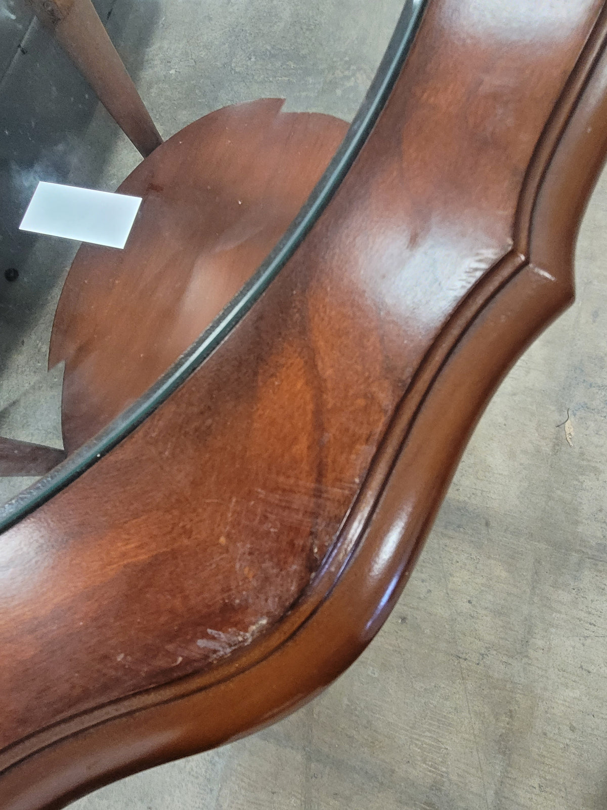 Dark Cherry Wood End Tables