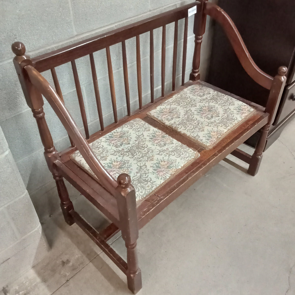 38"W Bench with Fabric Seats