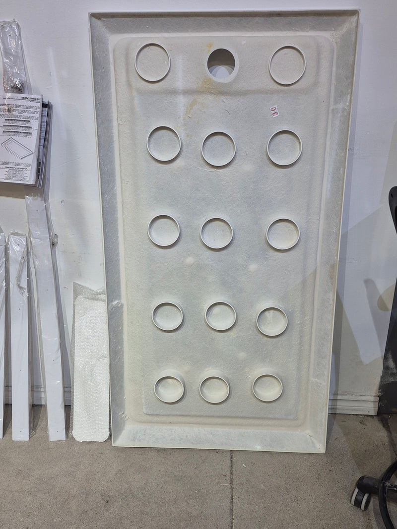 60" x 32" OVE Alcove Shower Base - - White