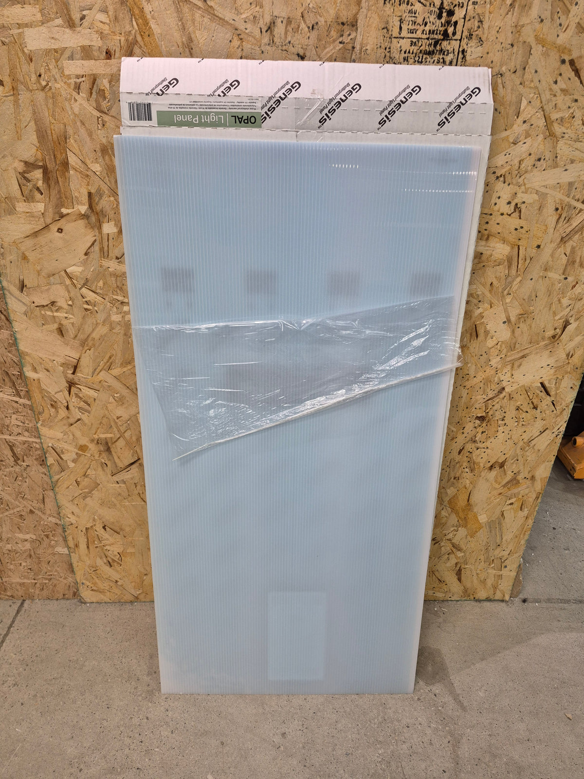 Genesis 2x4 Shatterproof Genesis Light Lens Panel, Opal, case of 10