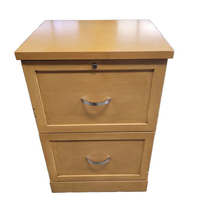 19"W Wooden Filing Cabinet