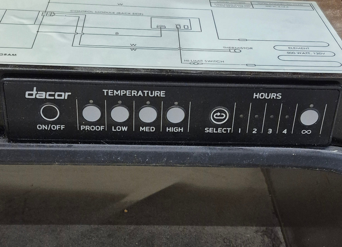 Dacor Warming Drawer - - White Cabinet Face