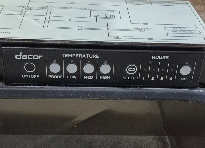 Dacor Warming Drawer - - White Cabinet Face