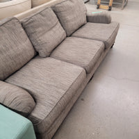85"W 3-Seat Sofa in Khaki