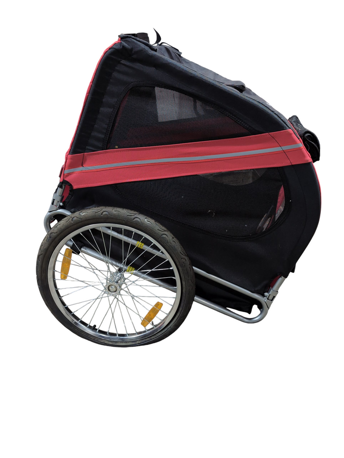 PawHut Dog Bike Trailer Pet Cart Bicycle Wagon Cargo Carrier Attachment