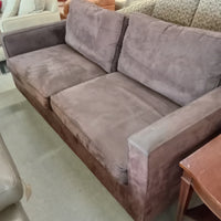72"W 2 Seat Love Seat in Chocolate Brown