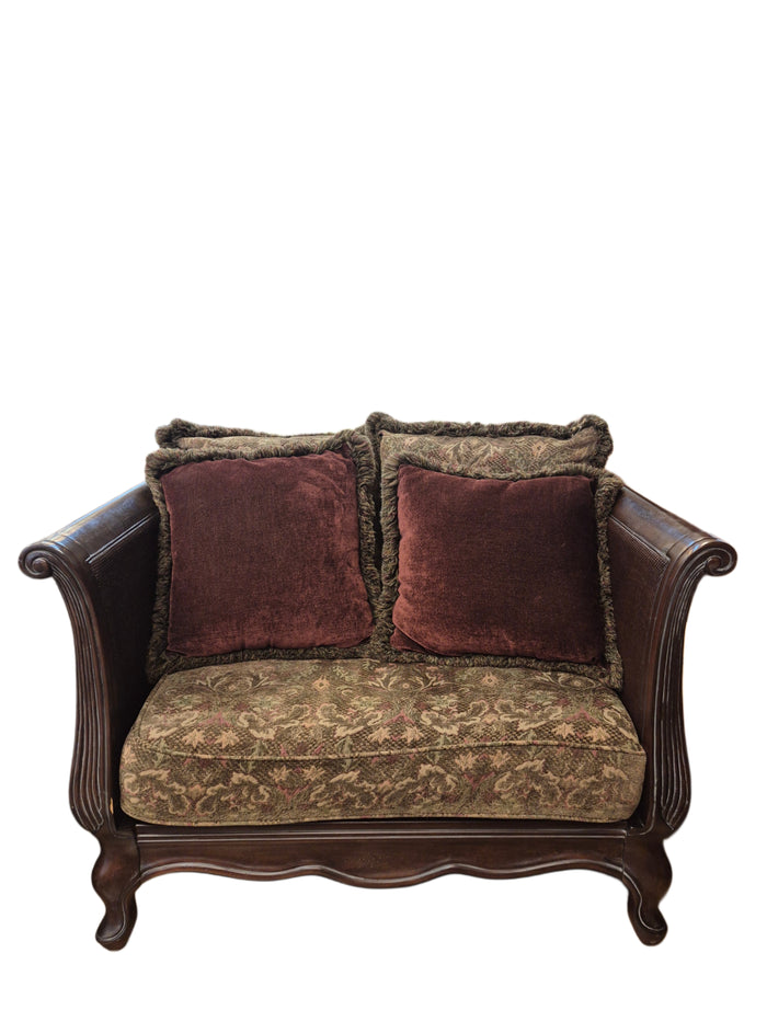 Oversized Bernhard Rattan Vintage  Chair