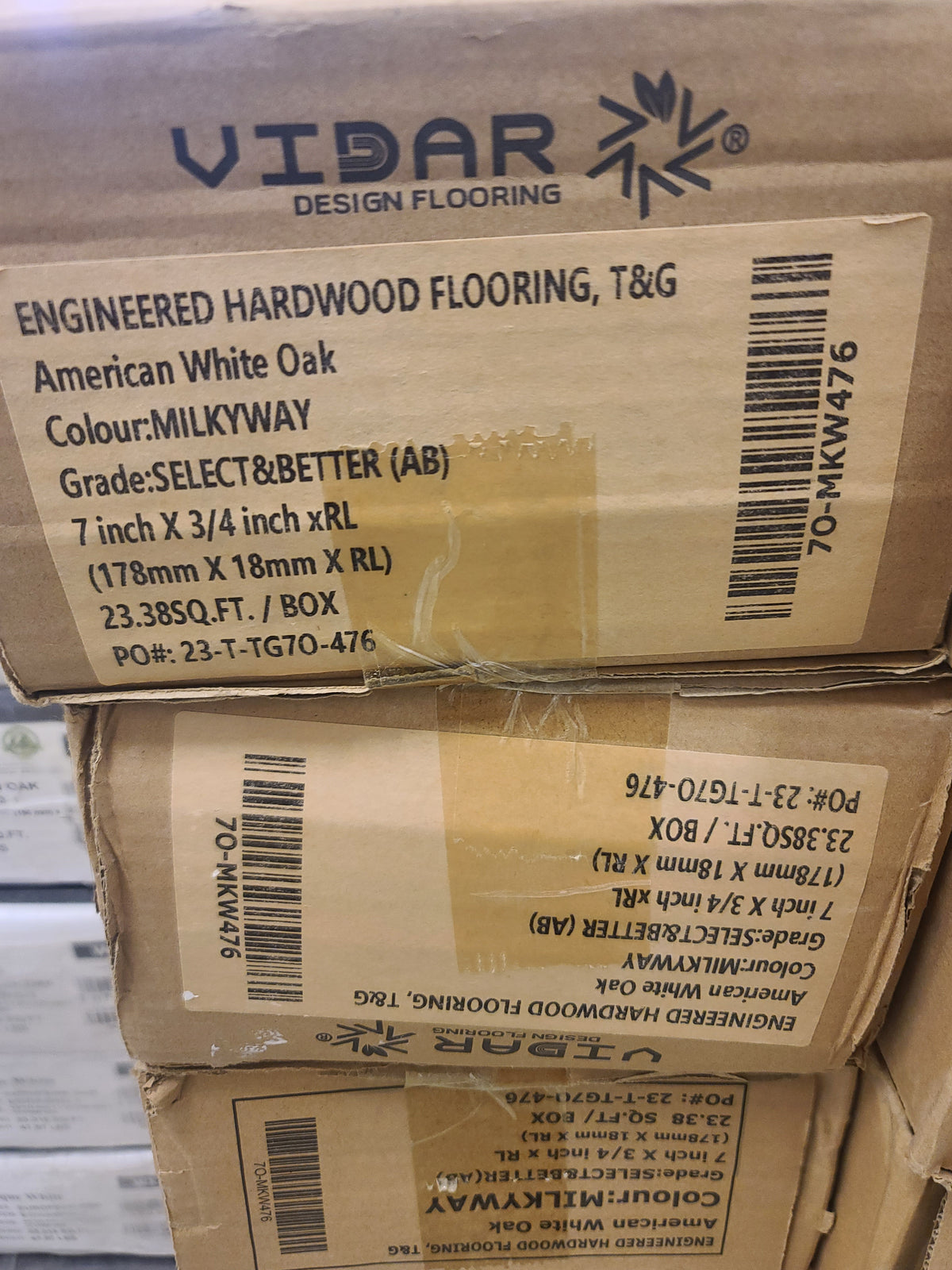 American White Oak Hardwood Flooring (234 Sq.Ft.)