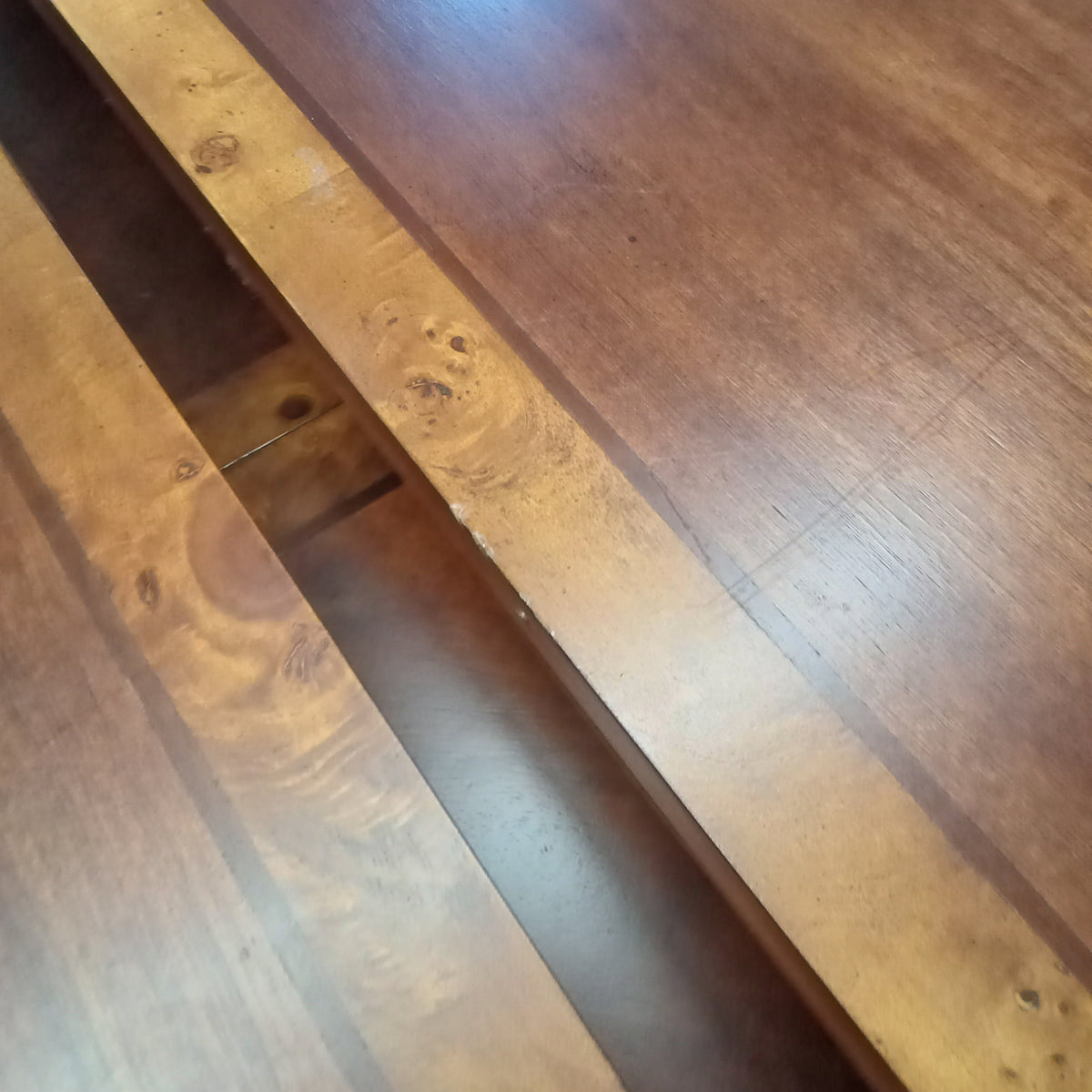 78"W Dining Table with Eight Chairs and Two Leaves