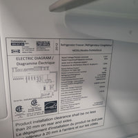36"W Stainless Steel French Door Fridge Freezer