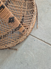 Vintage Wicker Peacock Chair