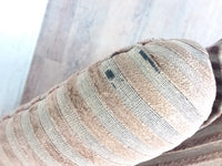 Brown Striped Armchair