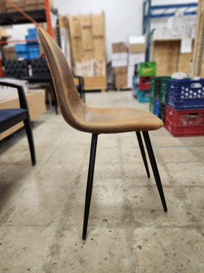 Modern Brown Upholstered Chair