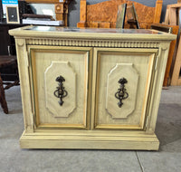2-Door Credenza with Stone Top