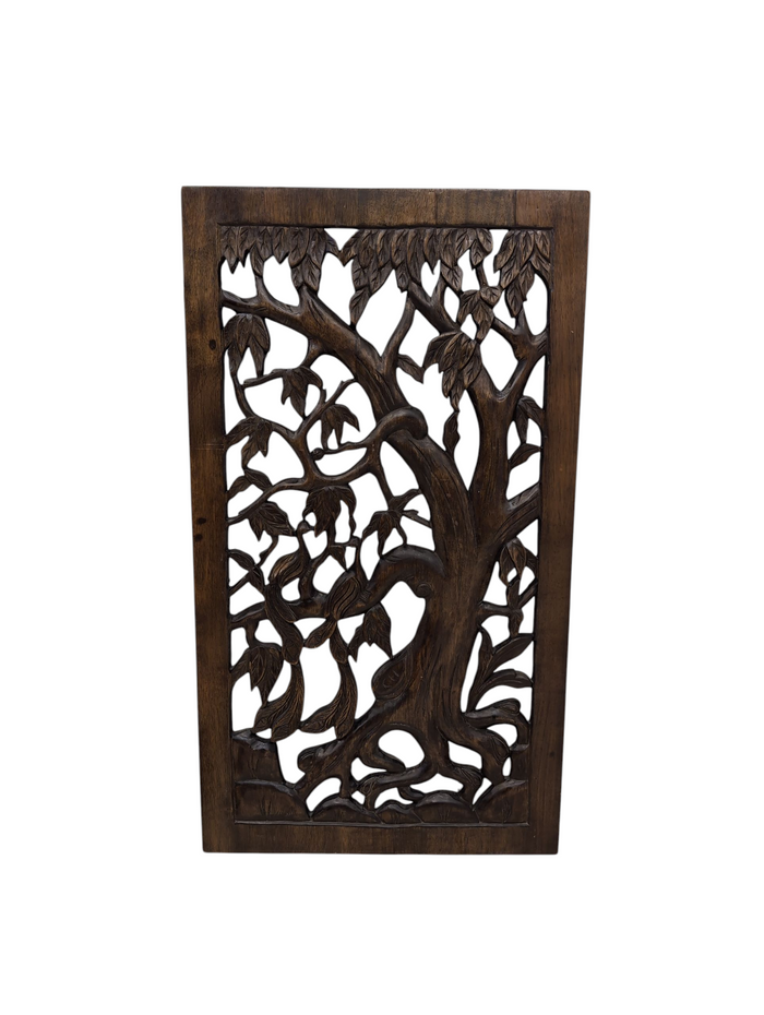 Pair of Peacock Birds on a Tree - Wall Decor